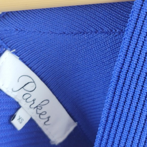 Parker Leeds Bodycon Dress in Blue - Picture 9 of 11